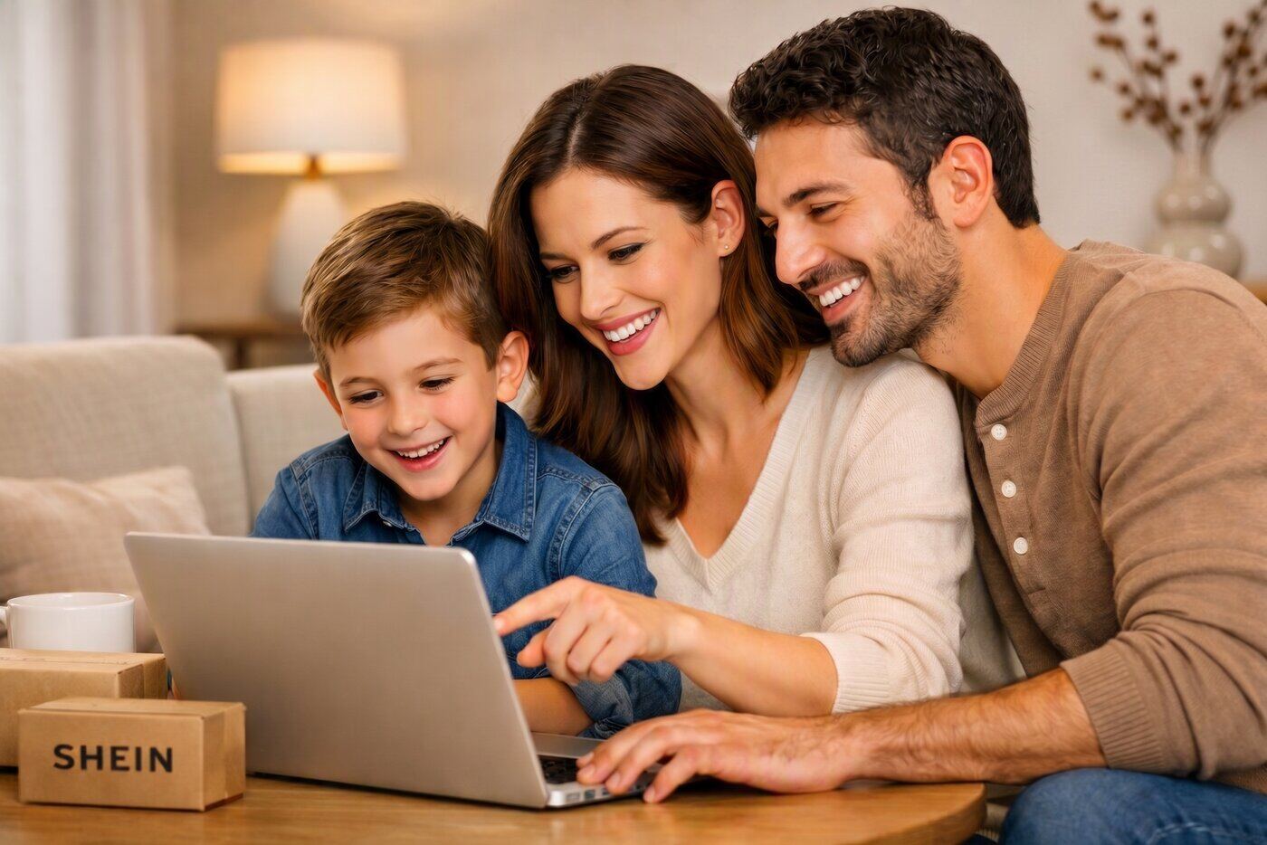 Cliente comprando en tiendas de EE.UU. desde casa